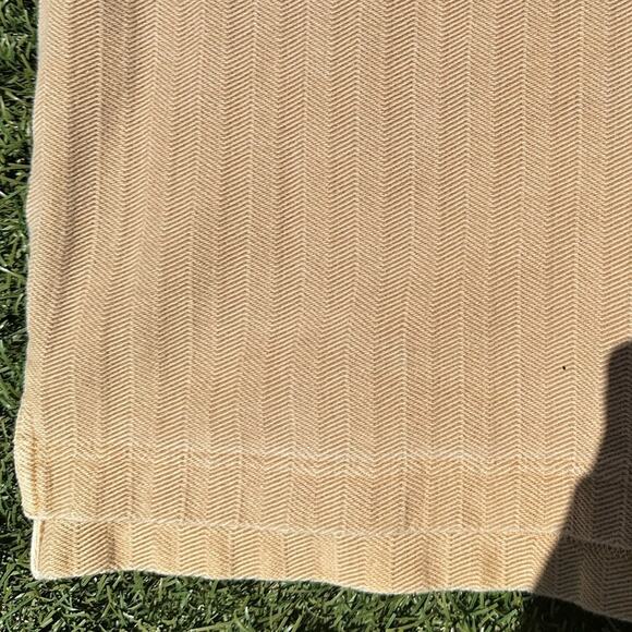 Vintage Territory Ahead Heavyweight Herringbone Textured Short Sleeve Polo Shirt - Picture 7 of 9